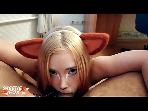 ❤️ Kitsune ingoia cazzo è cum in bocca ☑ Pornografia dura à noi ❌❤